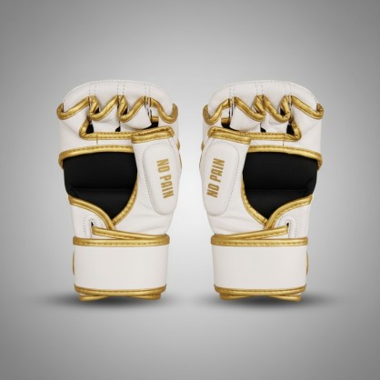 Brave Art MMA Sparring Tactical Gloves White & Gold – GMS1