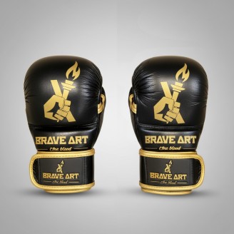 Gants de MMA Sparring en Cuir Brave Art