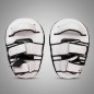 Brave Art Large Focus Mitts White & Black – Premium PU Shock Absorption