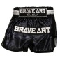 Short de Muay Thaï Satiné Camouflage Brave Art
