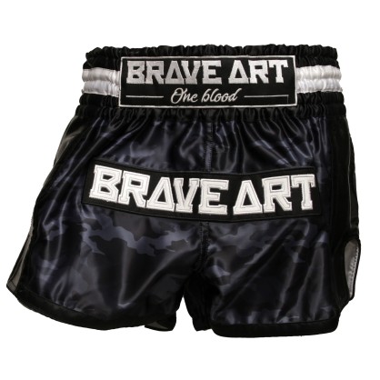 Short Muay Thaï Camouflage – puissance, confort, et style – Brave Art