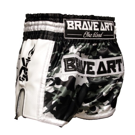 Short Muay Thaï Camouflage – puissance, fluidité et style – Brave Art
