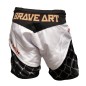 Short MMA Octogone Brave Art – Blanc & Noir
