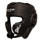 Brave Art Competition Boxing Headgear | Black Leather Protection