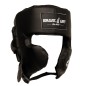 Brave Art Competition Boxing Headgear | Black Leather Protection