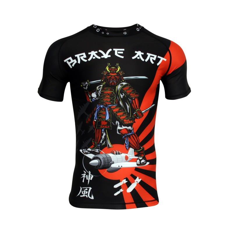 Rashguard Manches Courtes Banzaï Brave Art