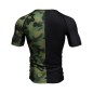 Rashguard Manches Courtes Front Liner Brave Art Camo Vert et Noir Rashguard Manches Courtes Front Liner Brave Art Camo Vert et Noir
