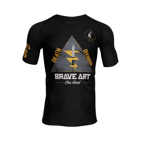 Rashguard Manches Courtes Dares Brave Art - Performance et Détermination