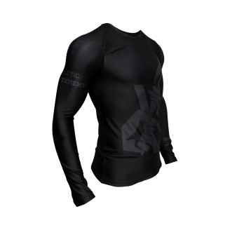 Rashguard Manches Longues Darkness Brave Art Noir et Gris
