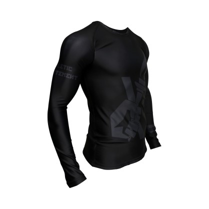 Brave Art Rashguard Darkness – Black & Grey – Long Sleeve BA22LD