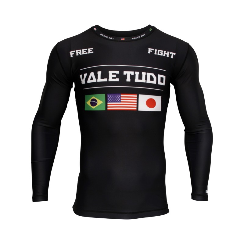 Brave Art Vale Tudo Rashguard Long Sleeve Dark Grey