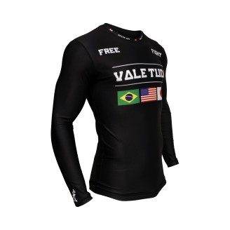 Brave Art Vale Tudo Rashguard – Long Sleeve – Black