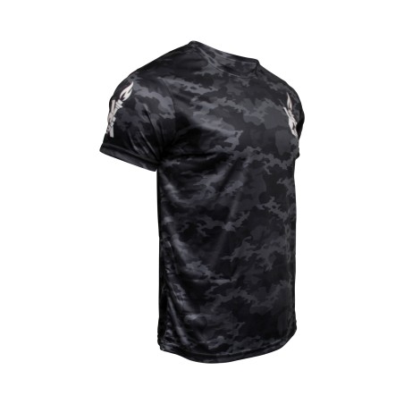 Brave Art Fast Dry Camo 2.0 T-Shirt – Black, Grey & Dark Grey