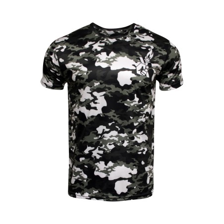 Brave Art Camo 2.0 T-Shirt – Black, White & Grey – Tactical & Fast-Dry
