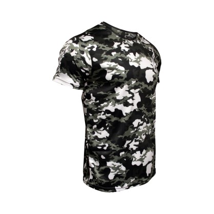 Brave Art Camo 2.0 T-Shirt – Black, White & Grey – Tactical & Fast-Dry
