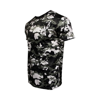 Brave Art Camo 2.0 T-Shirt – Black, White & Grey – Tactical & Fast-Dry