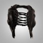 Brave Art Competition Boxing Headgear | Black Leather Protection