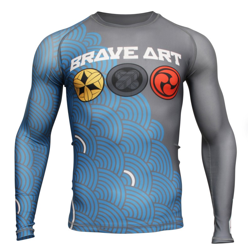 Brave Art Kamon Rashguard – Long Sleeve Brave Art Kamon Rashguard – Long Sleeve