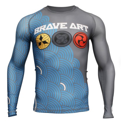 Brave Art Kamon Rashguard Long Sleeve – MMA & BJJ – BARSLSKA