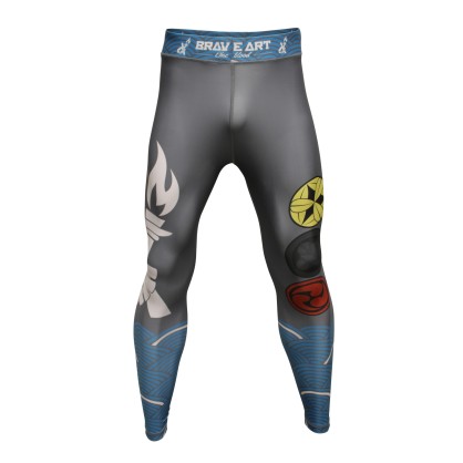 Brave Art Kamon Spats – Compression Leggings MMA & BJJ – BASPKA