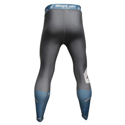 Brave Art Kamon Spats – Compression Leggings MMA & BJJ – BASPKA