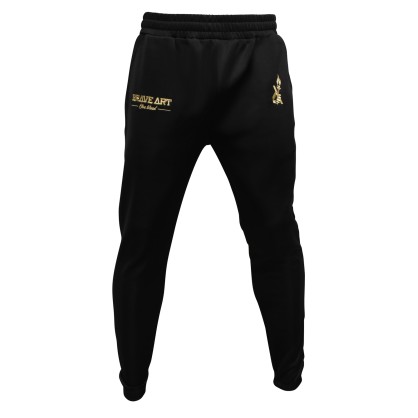 First Slim Joggers Black & Gold PNTFIRST – Comfort & Style | Brave Art