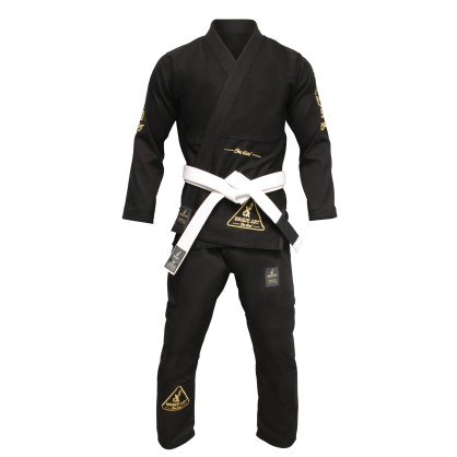 Brave Art BJJ Kimono BAJJBBL Black with Gold Embroidery | Official Shop