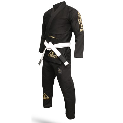 Brave Art BJJ Kimono BAJJBBL Black with Gold Embroidery | Official Shop