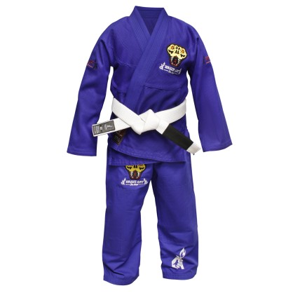 Brave Art Anaconda Kids BJJ Gi Blue – Durable & Stylish Jiu-Jitsu Kimono