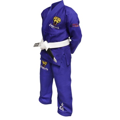 Brave Art Anaconda Kids BJJ Gi Blue – Durable & Stylish Jiu-Jitsu Kimono