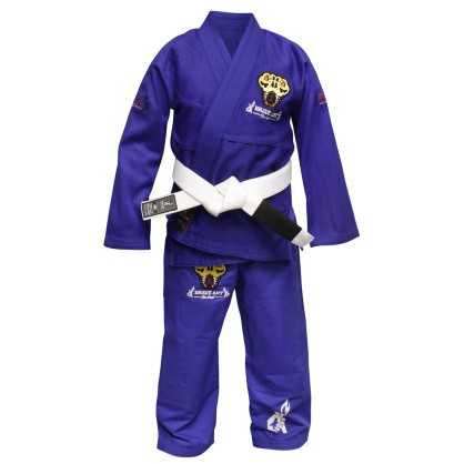 Brave Art Anaconda Kids BJJ Gi Blue – Durable & Stylish Jiu-Jitsu Kimono