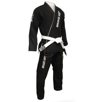 Brave Art Reversible BJJ Kimono – Black & White – BAJJBBLWHRE