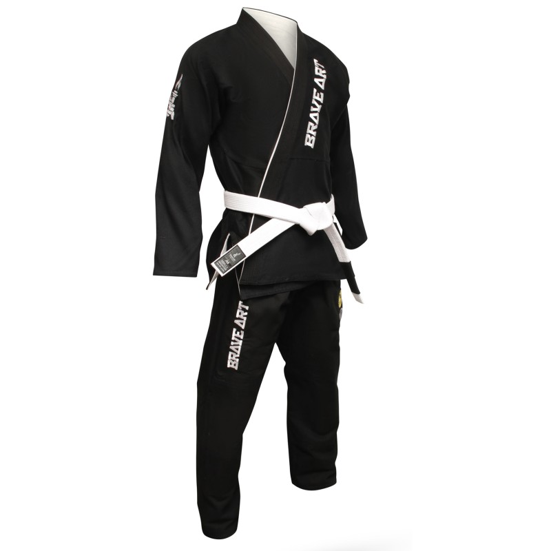 Kimono de Jiu-Jitsu Brésilien Brave Art Noir et Blanc Réversible Kimono de Jiu-Jitsu Brésilien Brave Art Noir et Blanc Réversible