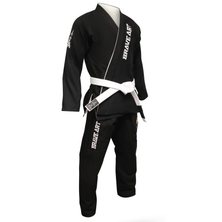 Brave Art Reversible BJJ Kimono – Black & White – BAJJBBLWHRE