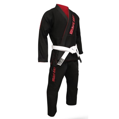 Brave Art Reversible BJJ Kimono – Red & Black – BAJJBREBR