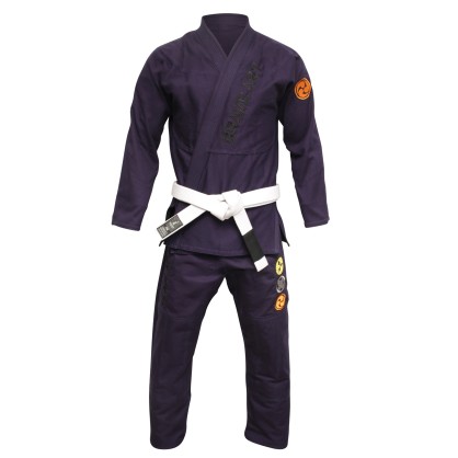 Brave Art Reversible BJJ Kimono – Black & Blue – BAJJBNABLRE