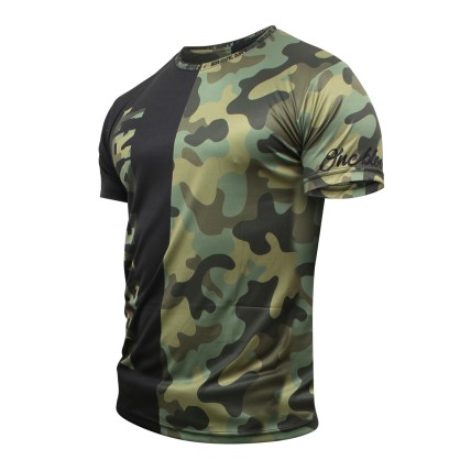 Brave Art Fast Dry T-Shirt Black Camo – Long Sleeve MMA Training Shirt
