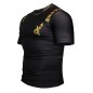 Brave Art Short Sleeve Rashguard BG Black & Gold Brave Art Short Sleeve Rashguard BG Black & Gold