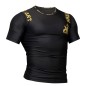 Brave Art Short Sleeve Rashguard BG Black & Gold Brave Art Short Sleeve Rashguard BG Black & Gold