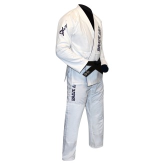 Kimono de Jiu-Jitsu Brésilien Brave Art Blanc et Bleu Réversible