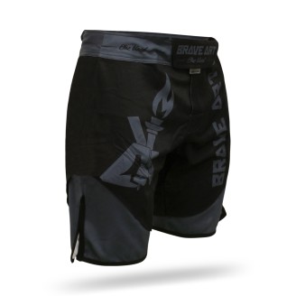 Brave Art MMA Shorts Darkness – Black & Grey – BA22SD
