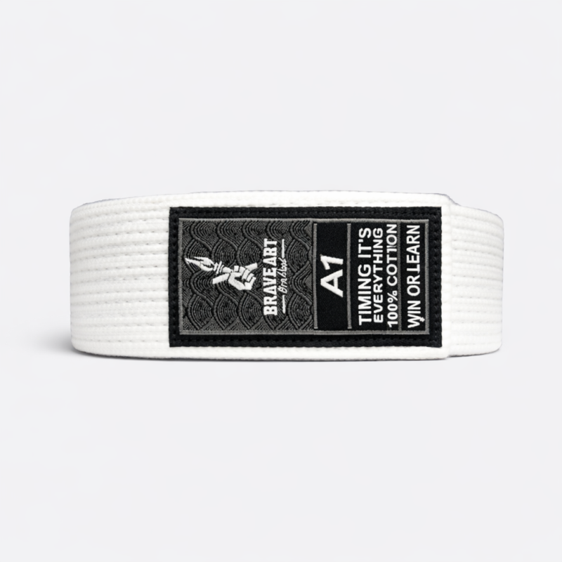 Brave Art Premium White Belt – BJJ