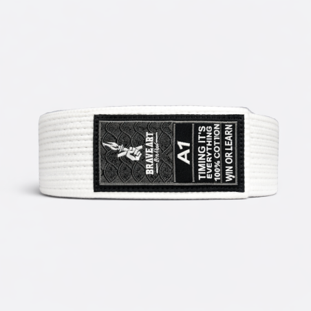 Brave Art BJJ White Belt Premium – Your First Step in Brazilian Jiu-Jitsu