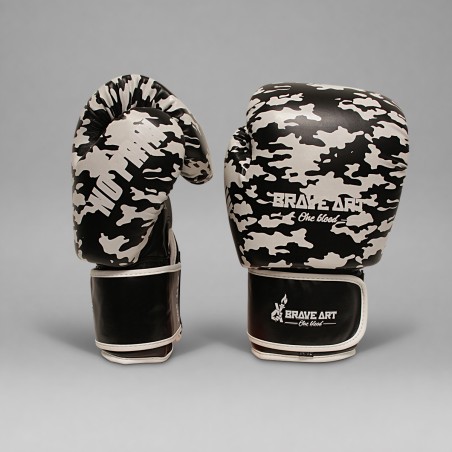 Brave Art Black Shadow | Gants Boxe Thaï PU Premium