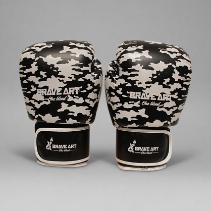 Brave Art Black Shadow | Gants Boxe Thaï PU Premium