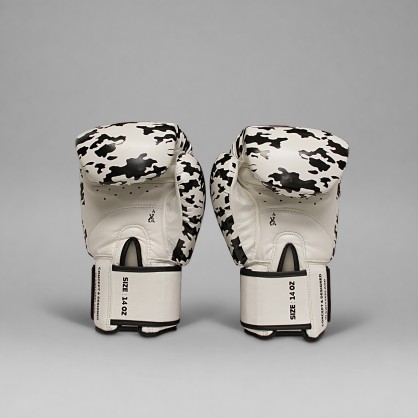 Gants de Boxe Thaï Brave Art White Shadow | PU Premium