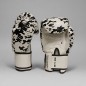 Gants de Boxe Thaï Brave Art White Shadow PU Premium