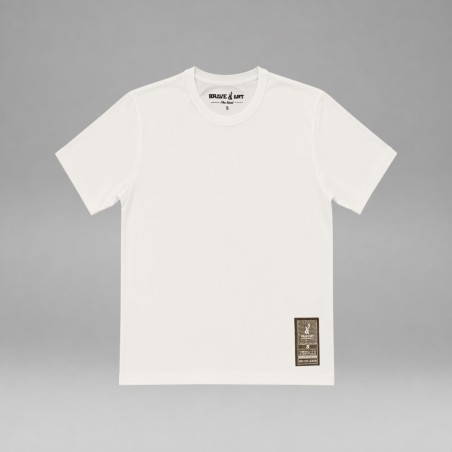 Brave Art T-Shirt Ajusté Blanc | Coton Premium 240 GSM