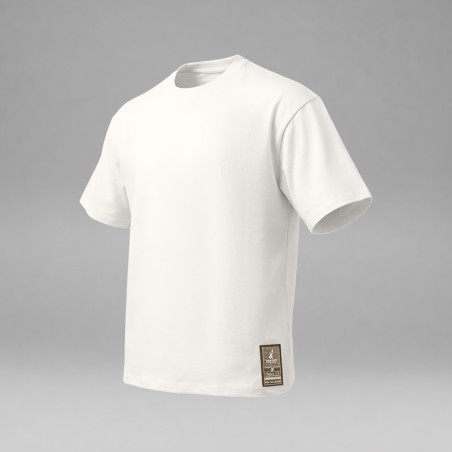 T-shirt Oversize Basic Brave Art 240 GSM | Blanc