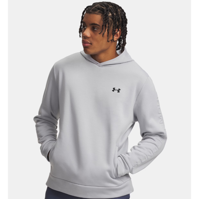 Sweat à capuche Armour Fleece® Wordmark Emboss Under Armour – Homme